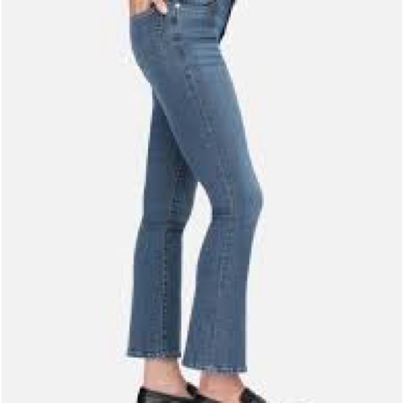 Frame Stretch Denim Mini Boot Leg Cropped - Picture 2 of 15